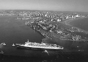Aerial view of Durban Harbour