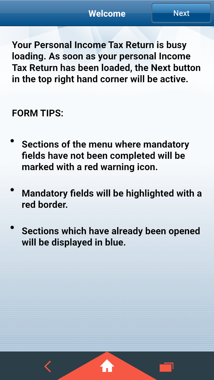 Tips on the SARS eFiling app